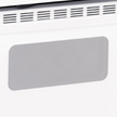 Frameless glass oven door