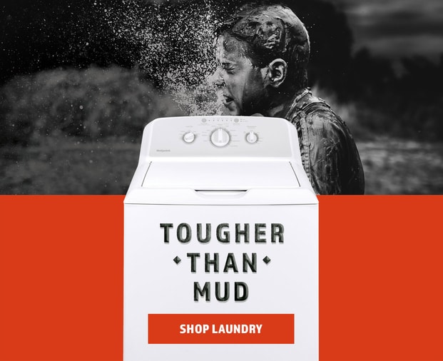 Tougher Than Mud. Click to shop laundry.